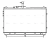 Превью - HY2392 AVA Радиатор, охлаждение двигателя (фото 2)