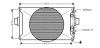 Превью - IV2035 AVA Радиатор, охлаждение двигателя (фото 2)