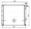 Превью - KAA2272 AVA Радиатор, охлаждение двигателя (фото 2)