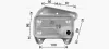Превью - MS3733 AVA Масляный радиатор, двигательное масло (фото 2)