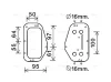 Превью - OL3684 AVA масляный радиатор, двигательное масло (фото 2)