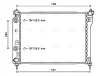 Превью - OLA2626 AVA Радиатор, охлаждение двигателя (фото 2)