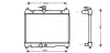 Превью - TOA2251 AVA Радиатор, охлаждение двигателя (фото 2)