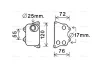 Превью - VN3390 AVA масляный радиатор, двигательное масло (фото 2)