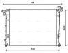 HY2285 AVA Радиатор охлаждения двигателя