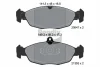 Превью - BPD1052 BENDIX Braking Комплект тормозных колодок, дисковый тормоз (фото 2)