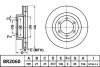 BR2060 ULT4WD BENDIX Тормозной диск