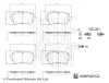 ADBP420122 BLUE PRINT Комплект тормозных колодок, дисковый тормоз