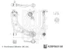 ADBP860168 BLUE PRINT Рычаг независимой подвески колеса, подвеска колеса