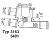 3163.88D BorgWarner (Wahler) Термостат, охлаждающая жидкость