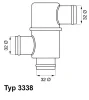 3338.80 BorgWarner (Wahler) Термостат, охлаждающая жидкость