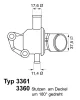 3361.87D BorgWarner (Wahler) Термостат, охлаждающая жидкость