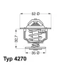 4270.88D BorgWarner (Wahler) Термостат, охлаждающая жидкость