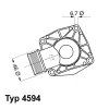 4594.90D BorgWarner (Wahler) Термостат, охлаждающая жидкость