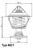 4821.89D BorgWarner (Wahler) Термостат, охлаждающая жидкость