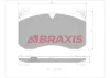 AA0766 BRAXIS Комплект тормозных колодок, дисковый тормоз
