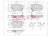 AB0618 BRAXIS Комплект тормозных колодок, дисковый тормоз