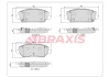 AA0749 BRAXIS Комплект тормозных колодок, дисковый тормоз