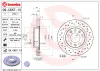 09.C657.1X BREMBO Тормозной диск