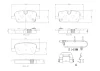 P 09 034 BREMBO Комплект тормозных колодок, дисковый тормоз