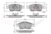 Превью - ADB01677 COMLINE Комплект тормозных колодок, дисковый тормоз (фото 2)