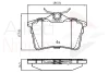 Превью - ADB01797 COMLINE Комплект тормозных колодок, дисковый тормоз (фото 2)