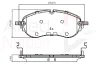 ADB03413 COMLINE Комплект тормозных колодок, дисковый тормоз