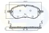 CBP03413 COMLINE Комплект тормозных колодок, дисковый тормоз