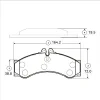 GK0056 CTR Комплект тормозных колодок, дисковый тормоз