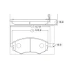 GK0557 CTR Комплект тормозных колодок, дисковый тормоз