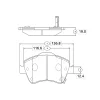 GK1067 CTR Комплект тормозных колодок, дисковый тормоз