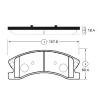 GK0103 CTR Комплект тормозных колодок, дисковый тормоз