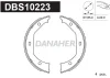 DBS10223 DANAHER Комплект тормозных колодок, стояночная тормозная система