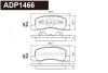 ADP1466 DANAHER Комплект тормозных колодок, дисковый тормоз