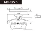 ADP0275 DANAHER Комплект тормозных колодок, дисковый тормоз