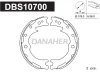 DBS10700 DANAHER Комплект тормозных колодок, стояночная тормозная система