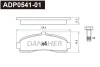 ADP0541-01 DANAHER Комплект тормозных колодок, дисковый тормоз