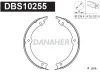 DBS10255 DANAHER Комплект тормозных колодок, стояночная тормозная система