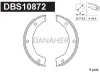 DBS10872 DANAHER Комплект тормозных колодок, стояночная тормозная система
