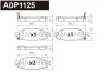 ADP1125 DANAHER Комплект тормозных колодок, дисковый тормоз