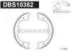 DBS10382 DANAHER Комплект тормозных колодок, стояночная тормозная система