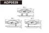 ADP0539 DANAHER Комплект тормозных колодок, дисковый тормоз
