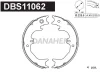 DBS11062 DANAHER Комплект тормозных колодок, стояночная тормозная система