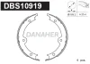 DBS10919 DANAHER Комплект тормозных колодок, стояночная тормозная система