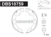 DBS10759 DANAHER Комплект тормозных колодок, стояночная тормозная система