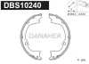 DBS10240 DANAHER Комплект тормозных колодок, стояночная тормозная система