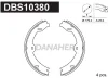 DBS10380 DANAHER Комплект тормозных колодок, стояночная тормозная система