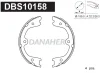DBS10158 DANAHER Комплект тормозных колодок, стояночная тормозная система