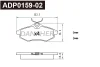 ADP0159-02 DANAHER Комплект тормозных колодок, дисковый тормоз