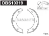 DBS10319 DANAHER Комплект тормозных колодок, стояночная тормозная система